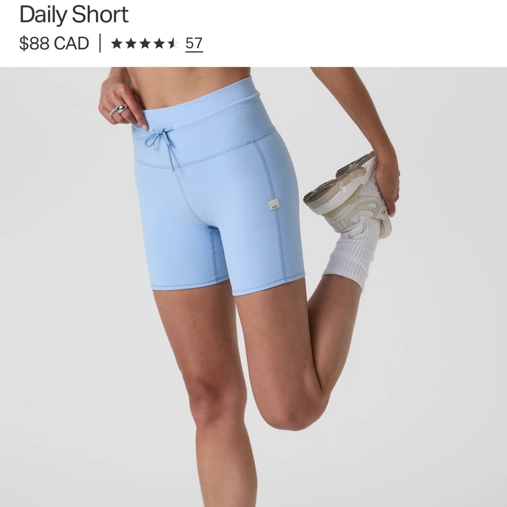 NWT VUORI Daily Short Women's Daily Shorts in Surf